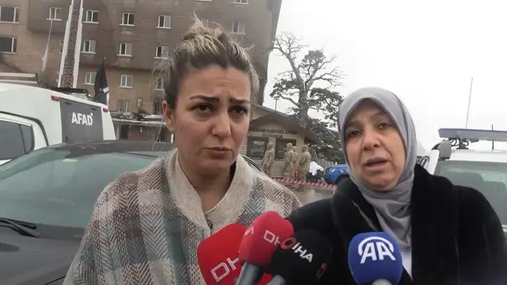 Bolu’daki Otel Yangınında Pencereden Atlayarak Kurtulan Anne ve Kızı Dehşet Anlarını Anlattı