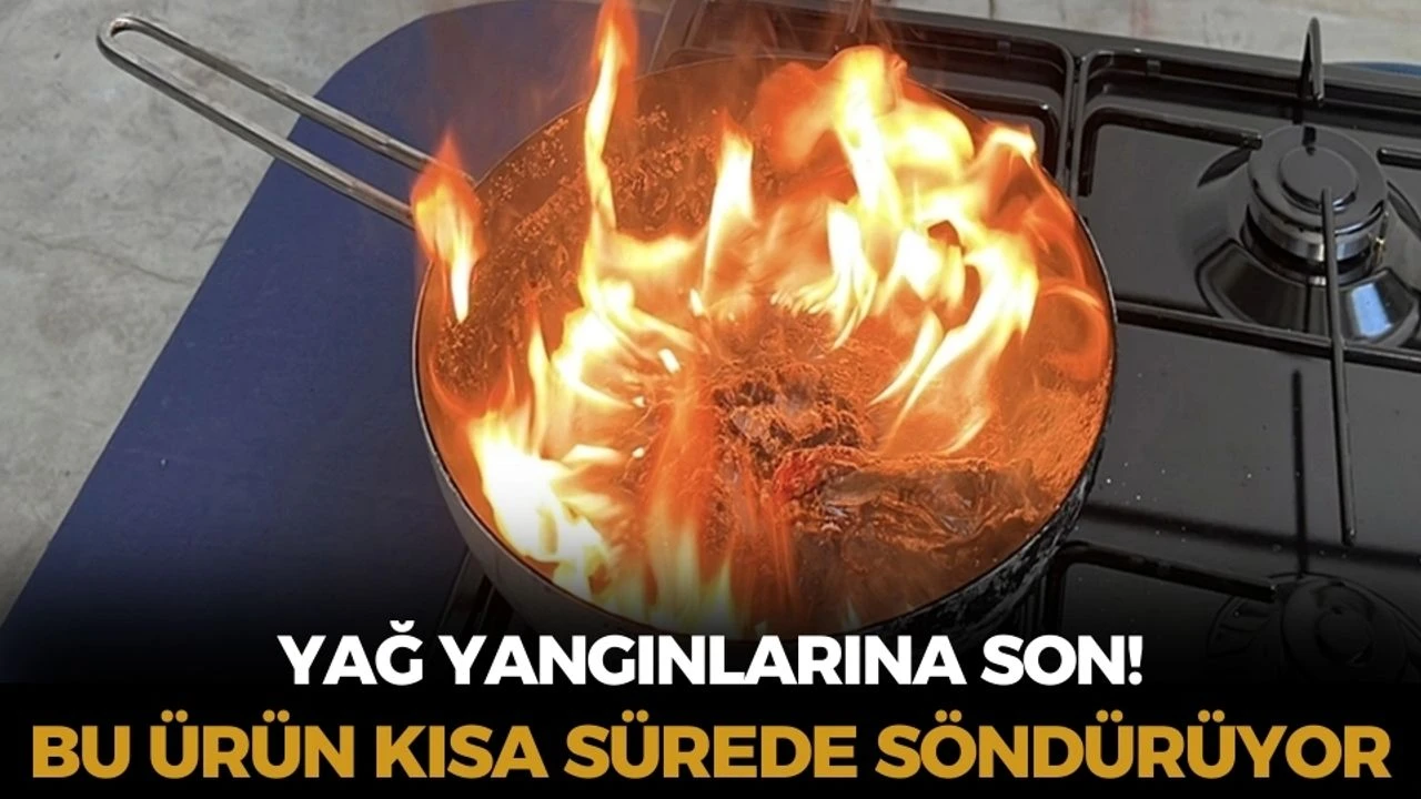 Yağ yangınlarını kısa sürede söndüren ürün geliştirildi