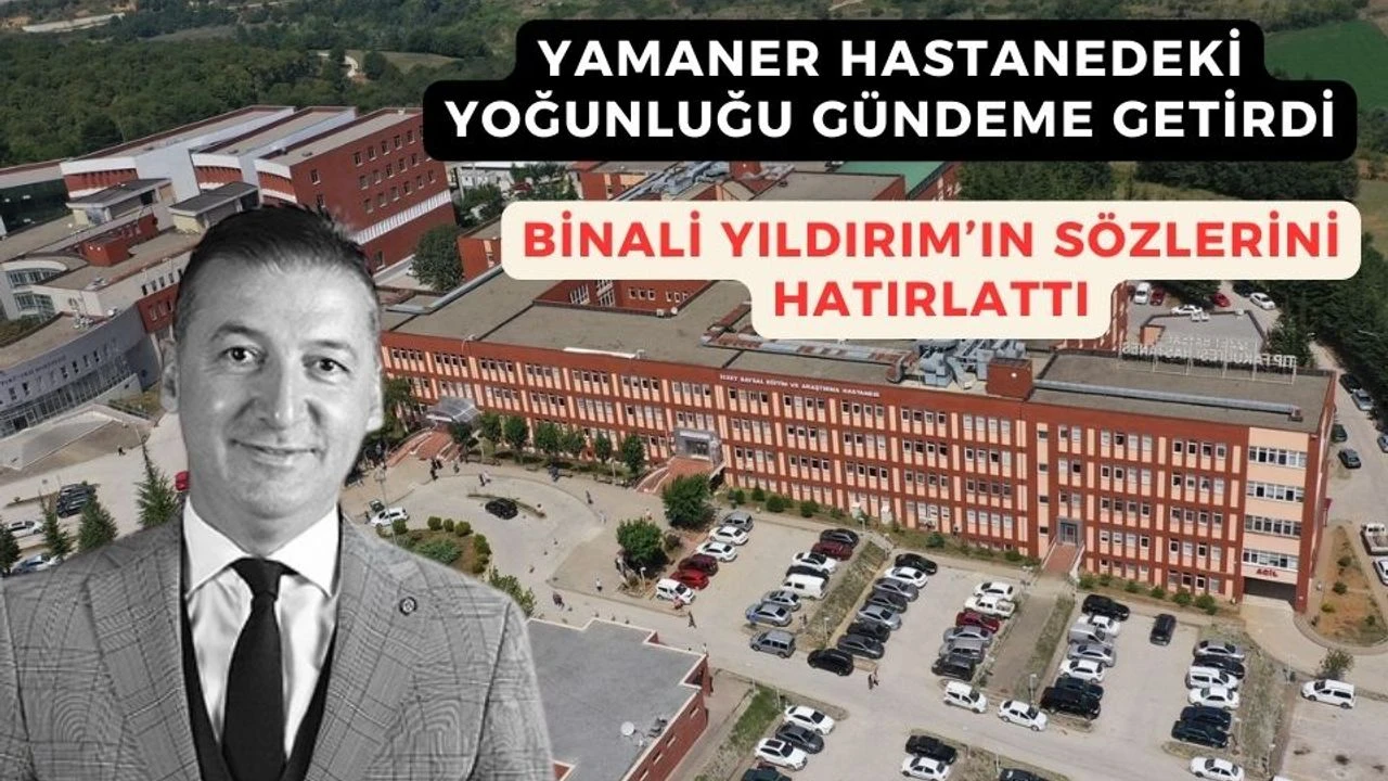 Fatih Yamaner, üniversite hastanesi için Binali Yıldırım’ın konuşmasını hatırlattı