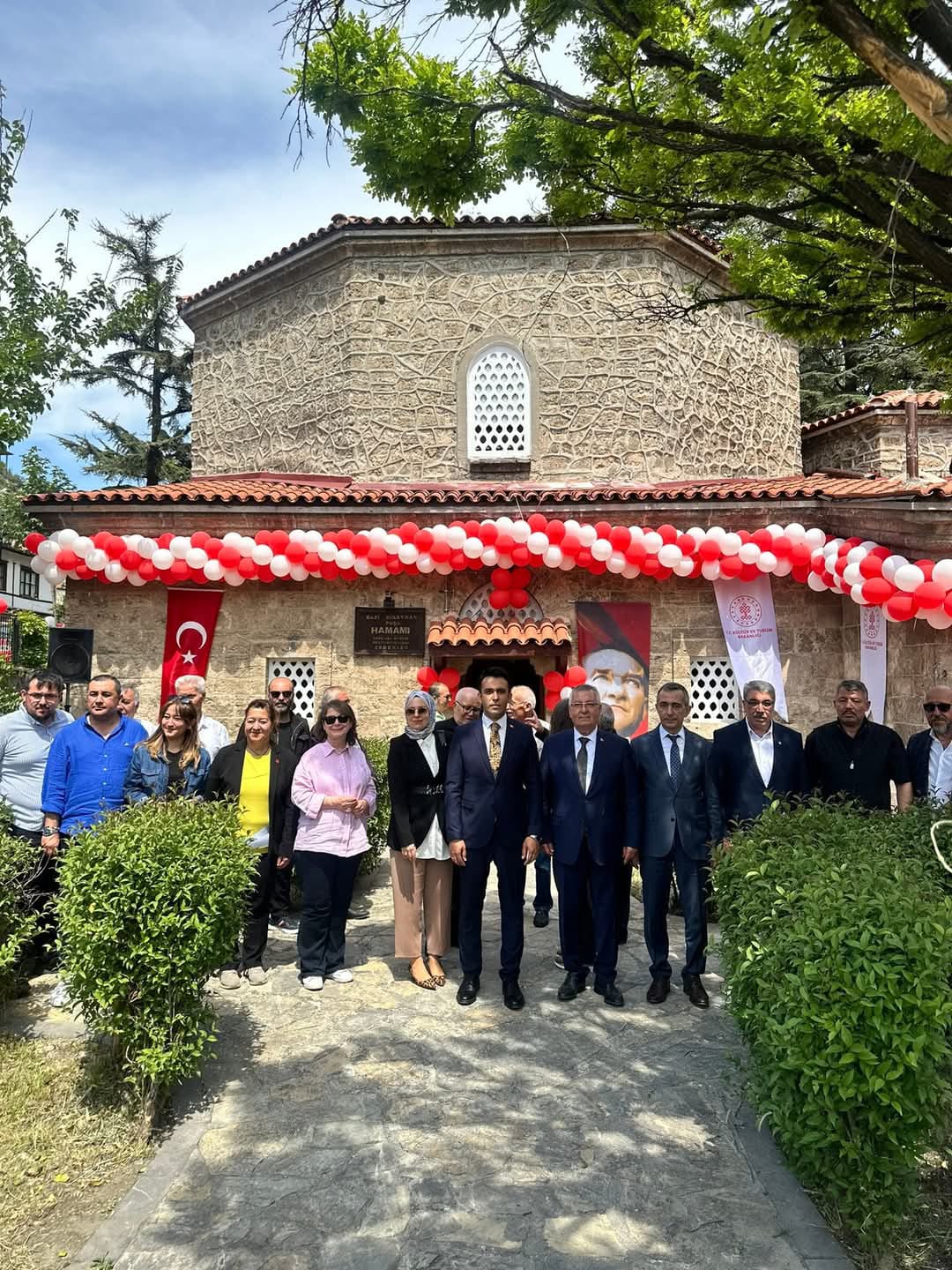 GAZİ SÜLEYMAN PAŞA HAMAMI YENİDEN HİZMETE AÇILDI