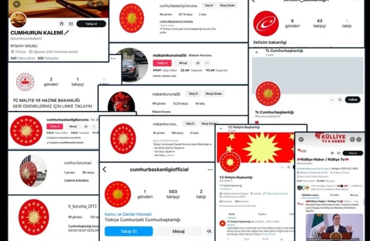 Kamu kurumlarının 'sahte sosyal' hesaplarına dikkat!