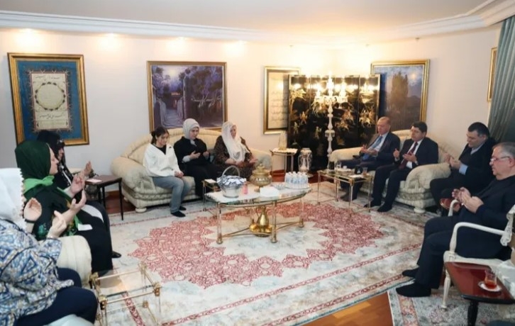 Cumhurbaşkanı Erdoğan, İyimaya Ailesine Başsağlığı Ziyaretinde Bulundu